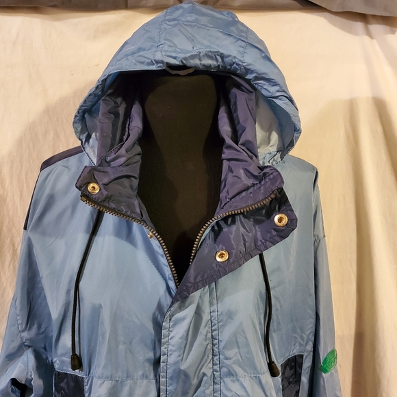 FOG Men's color block hidden hood mesh lined runner Windbreaker jacket LReg - Picture 3 of 12